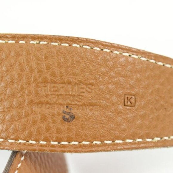 Hermès Size 85 Brown x Black x Silver 32mm Reversible H Logo Belt Kit 74h418s main image 12